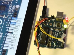 Arduino being controlled from iPad